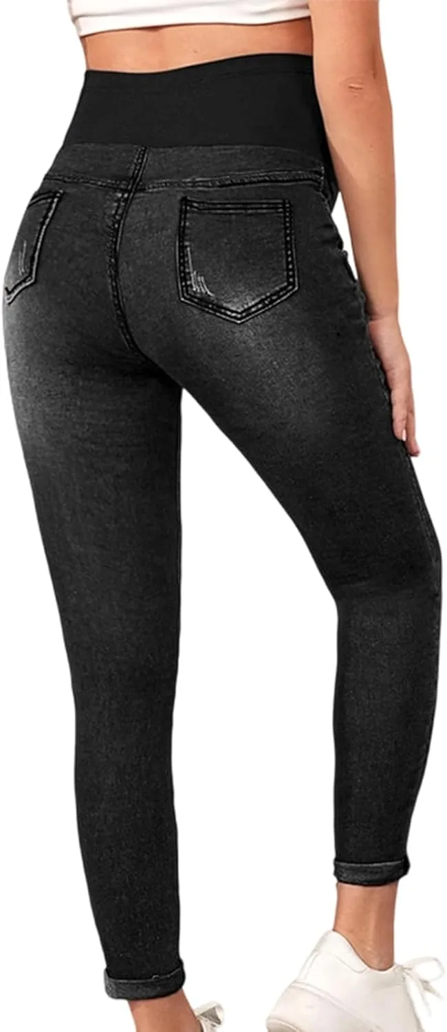 

Беременные джинсы для женщин с высокой посадкой