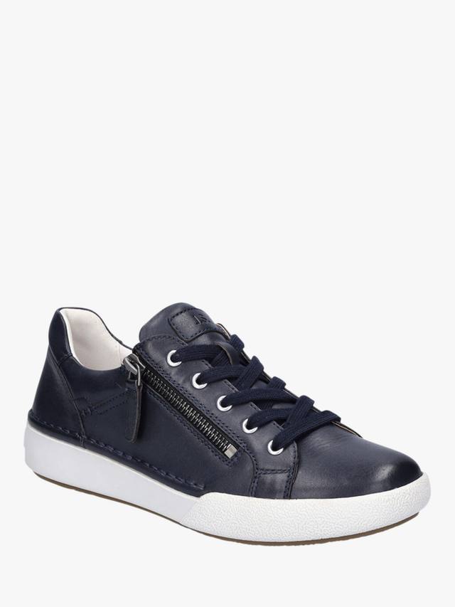 Кожаные кроссовки claire 03 на молнии Josef Seibel, цвет Blue Indigo — фото 3