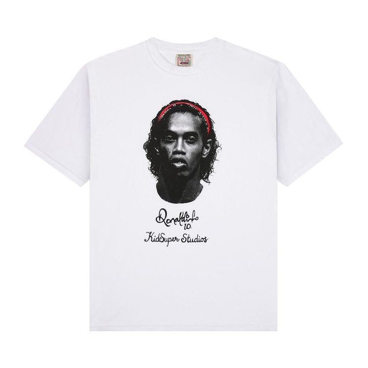 

Футболка KidSuper x Ronaldinho Portrait Tee White, белый