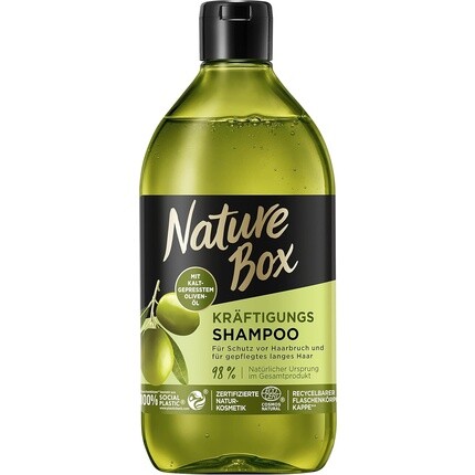 

Укрепляющий шампунь для длинных волос с оливковым маслом 385 мл Nature Box