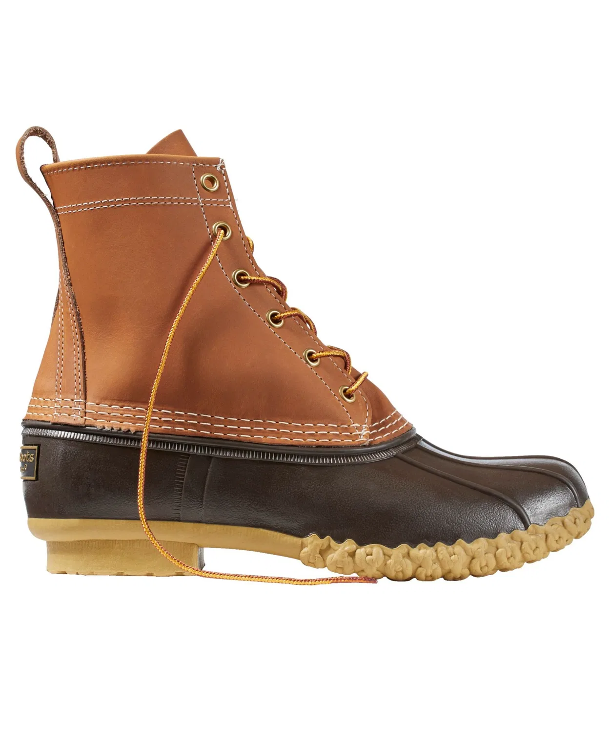Ботинки 8-дюймовые L.L.Bean из кожи, коричневые