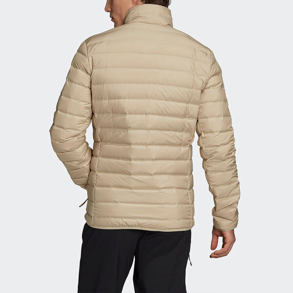 Пуховик adidas Windproof And Warm Sports Stand Collar Down Jacket Men's Khaki, хаки — фото 4