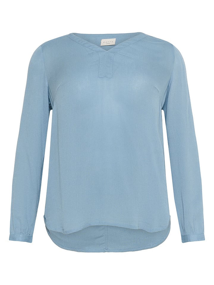 

Блузка KAFFE curve, светло-синий