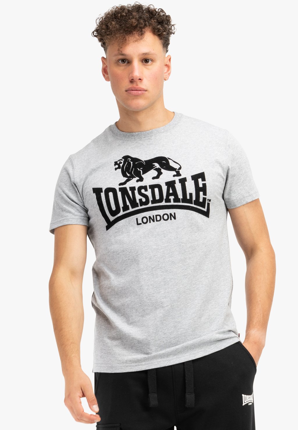 

Футболка с принтом NORMALE PASSFORM TULLIG Lonsdale, серый
