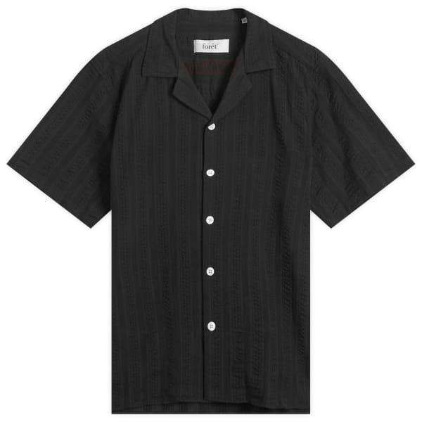 

Рубашка Peer jacquard для отпуска Foret, черный