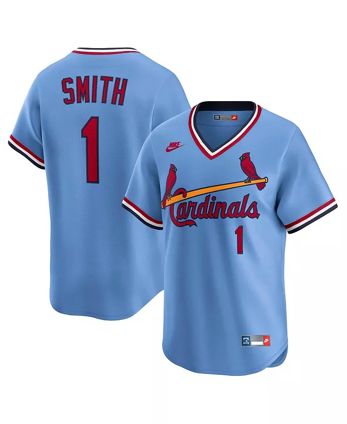 

Мужская лимитированная ретро-джерси Ozzie Smith синего цвета St. Louis Cardinals из коллекции Cooperstown Nike