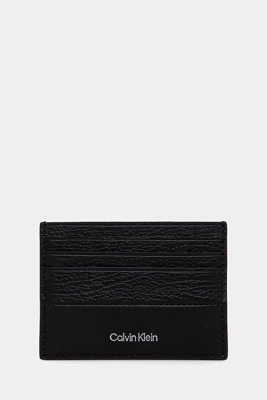 

Кожаный чехол для карт Calvin Klein, черный