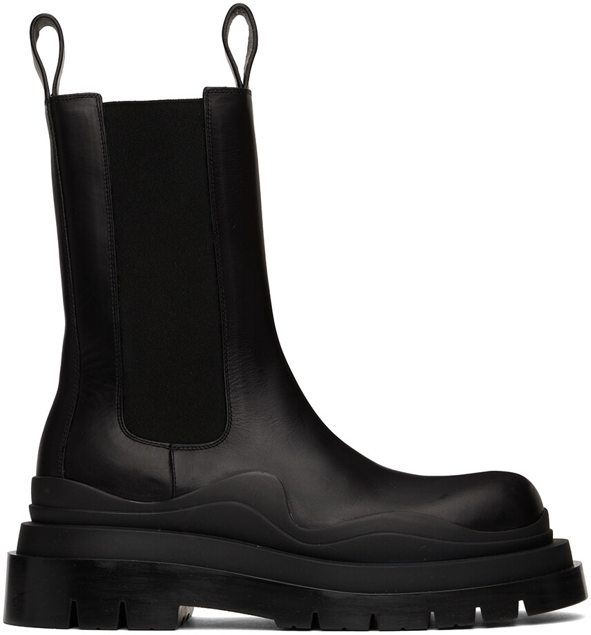 

Ботинки челси Bottega Veneta Black Tire