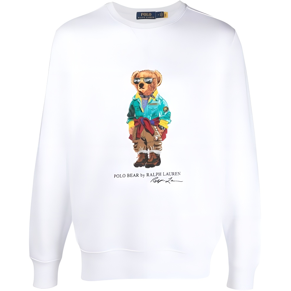 

Свитшот мужской белый Polo Ralph Lauren