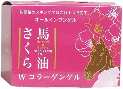 Набор Phoenix — Гель для лица all-in-one с коллагеном Horse Oil Sakura, , набор 4 шт., 100 г