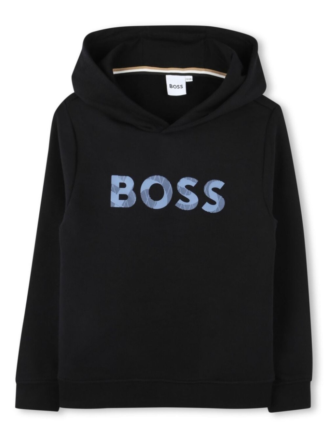 

Толстовка с капюшоном и логотипом BOSS Kidswear, черный