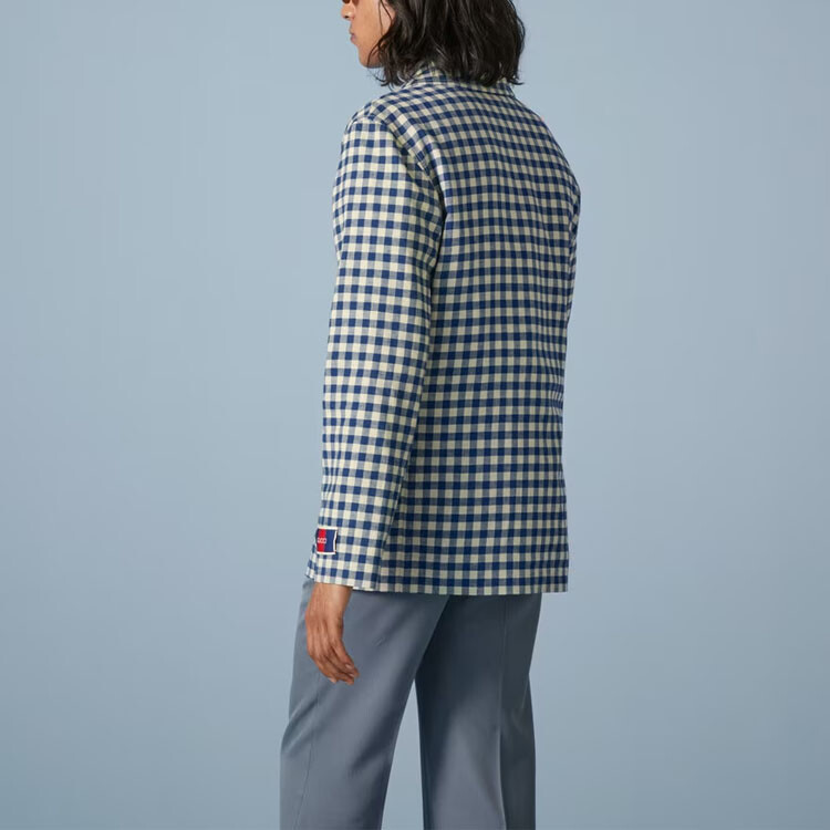 Куртка мужская Gucci синяя — фото 4