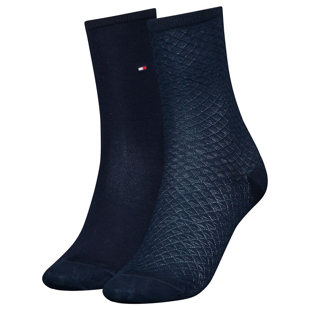 

Носки Tommy Hilfiger Diamond Structure 2 шт, синий