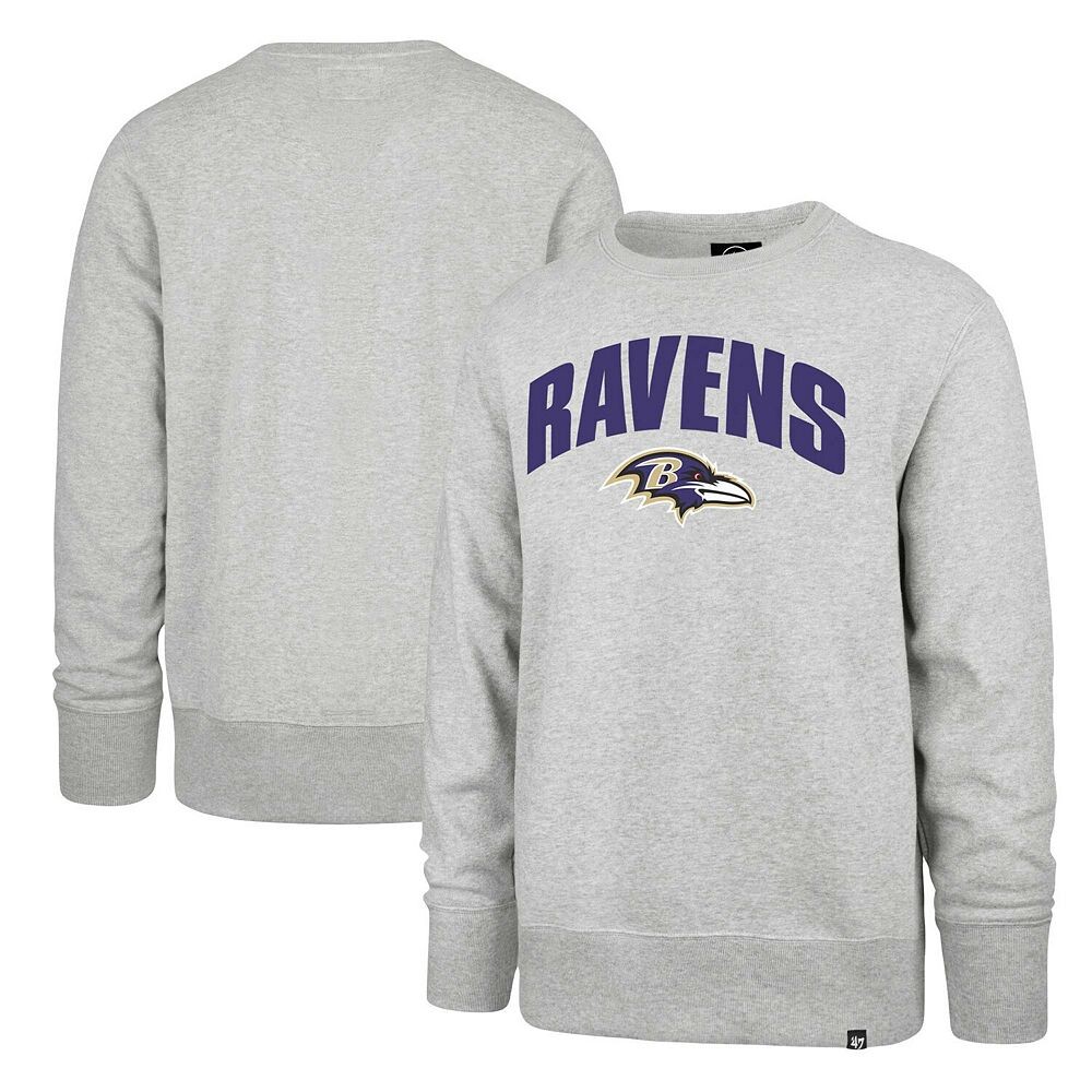 

Мужской серый пуловер с капюшоном '47 Baltimore Ravens, цвет Rav Grey