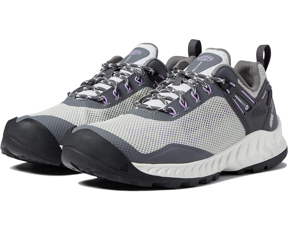 

Походные ботинки KEEN Nxis Evo WP, цвет Steel Grey/English Lavender