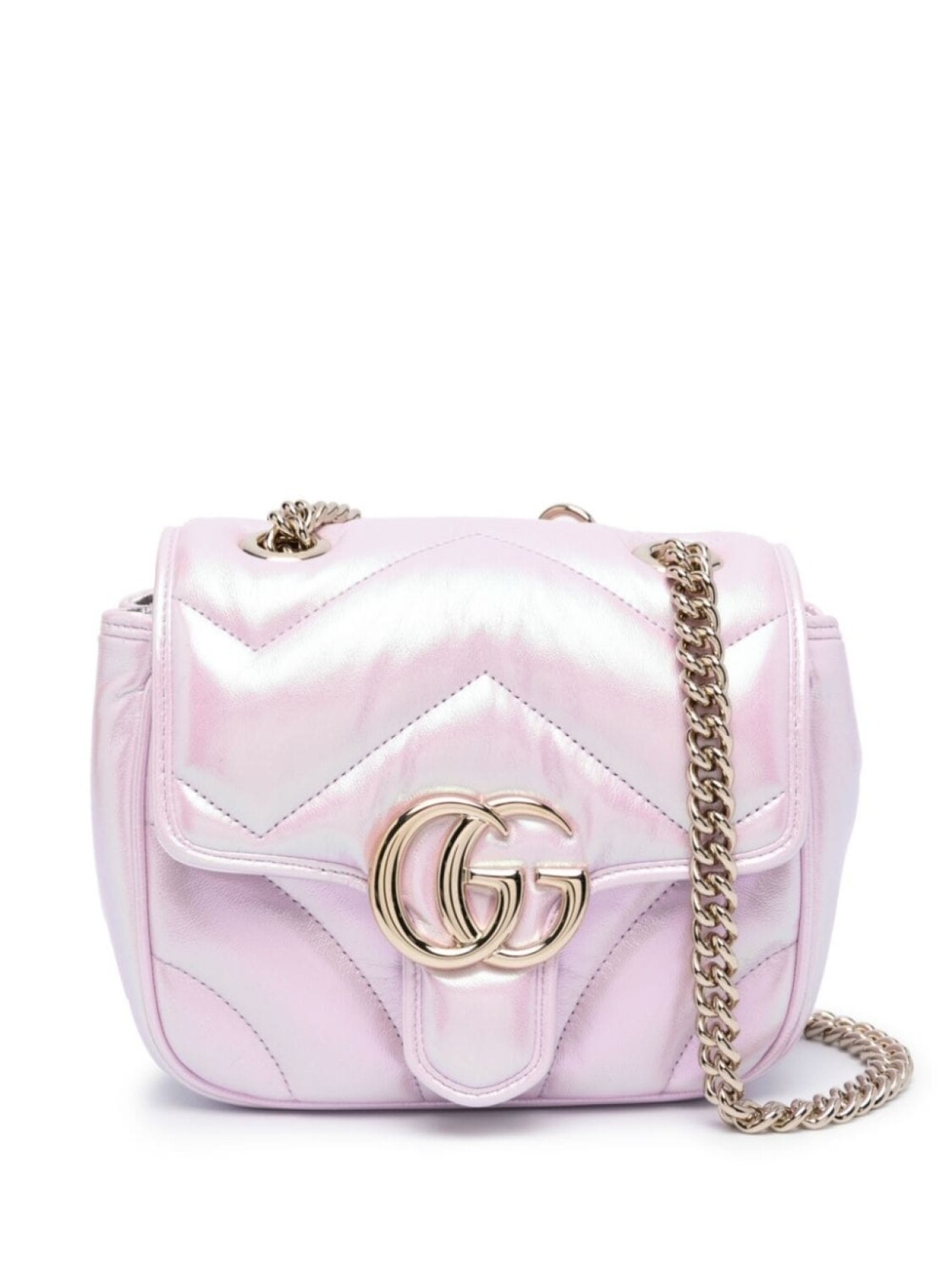 

Мини-сумка Gucci GG Marmont, розовый