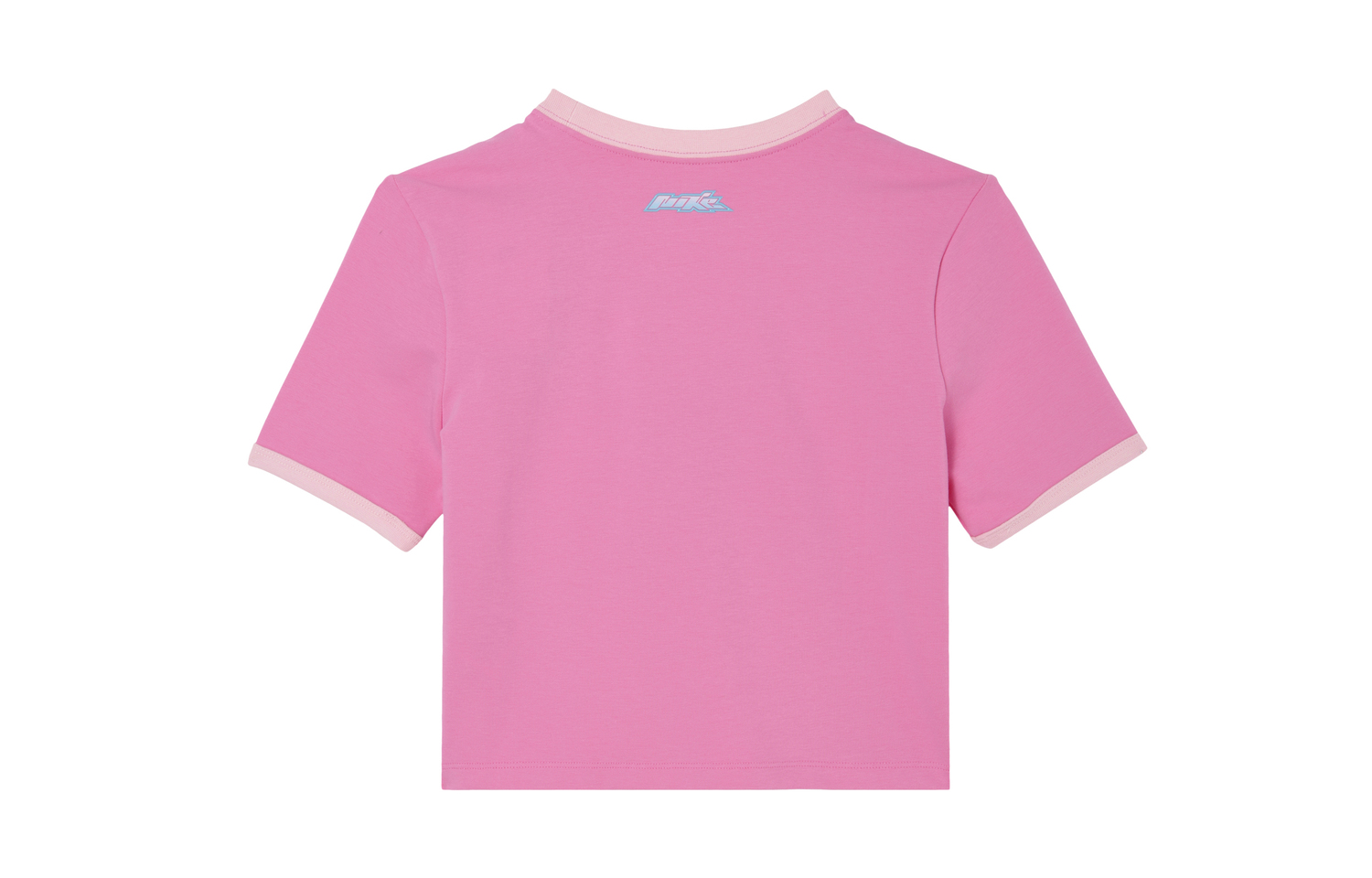 Графическая облегающая укороченная футболка Nike Naughty Pink — фото 3