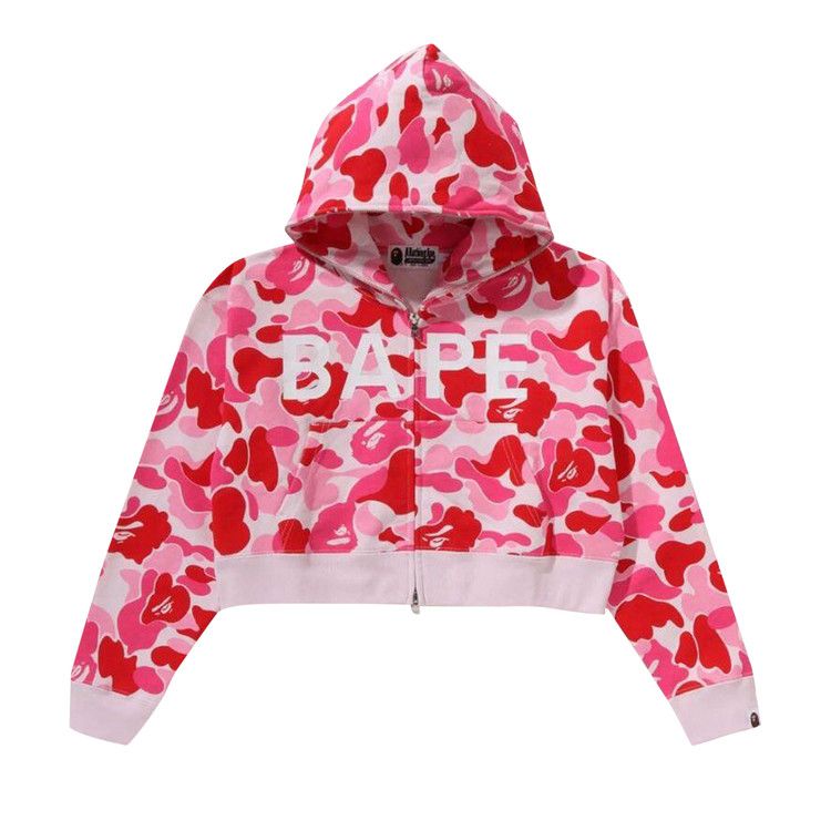 

Худи BAPE ABC Camo Full Zip Hoodie, Pink