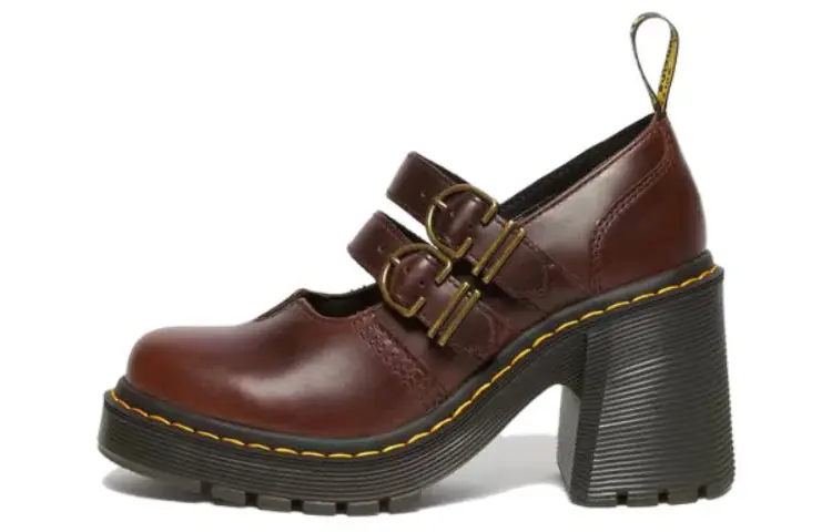 

Туфли Мэри Джейн женские коричневые Dr.Martens