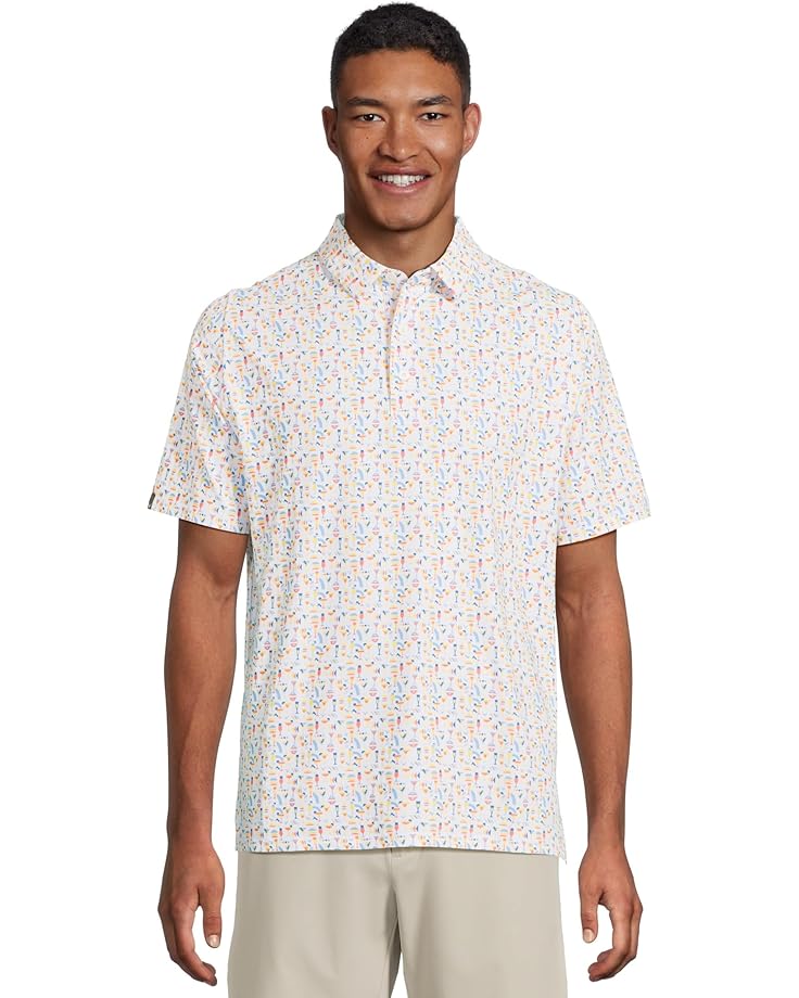 

Поло Callaway Cocktail Print Polo, цвет Bright White