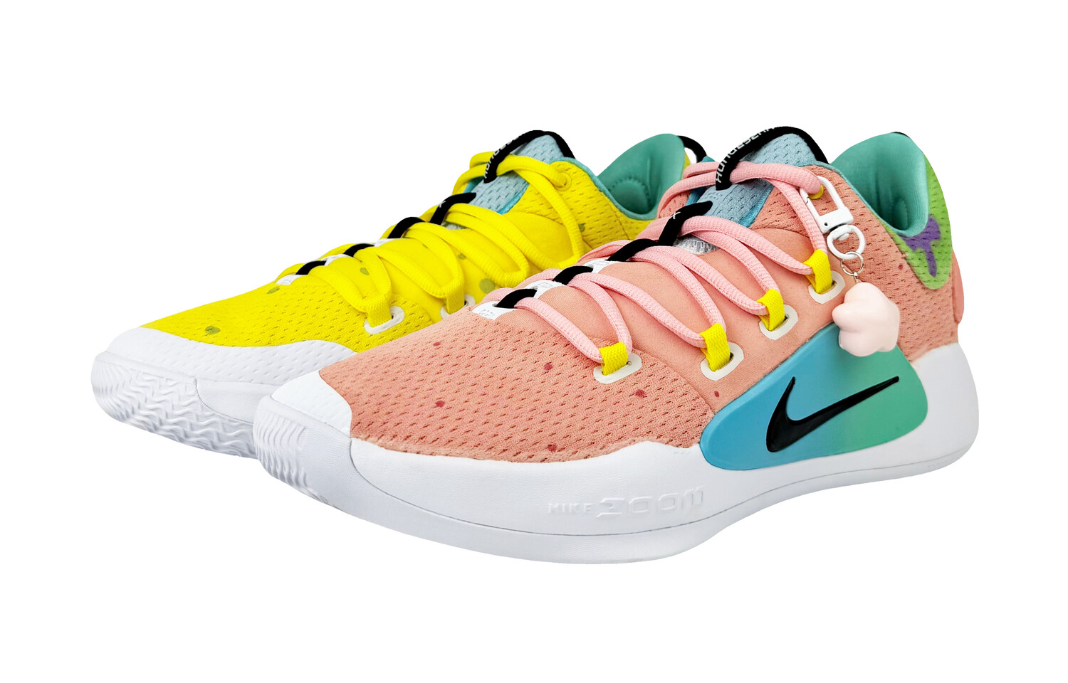 

Баскетбольные кроссовки Hyperdunk X мужские с низким верхом розовые/желтые Nike