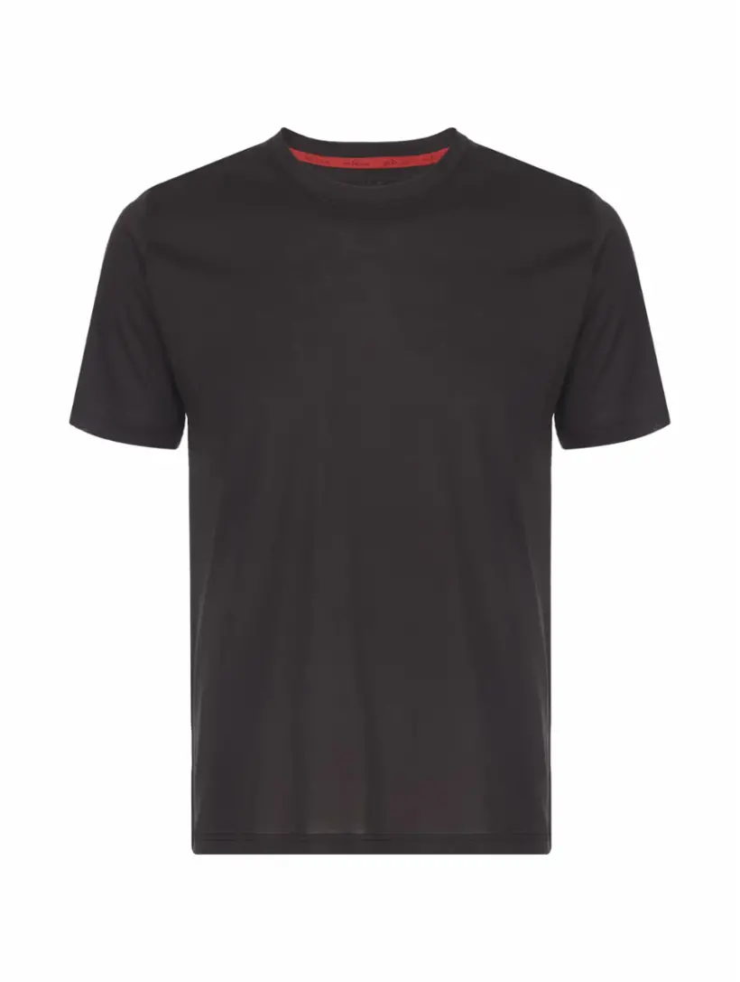

Хлопковая футболка с логотипом Kiton, серый
