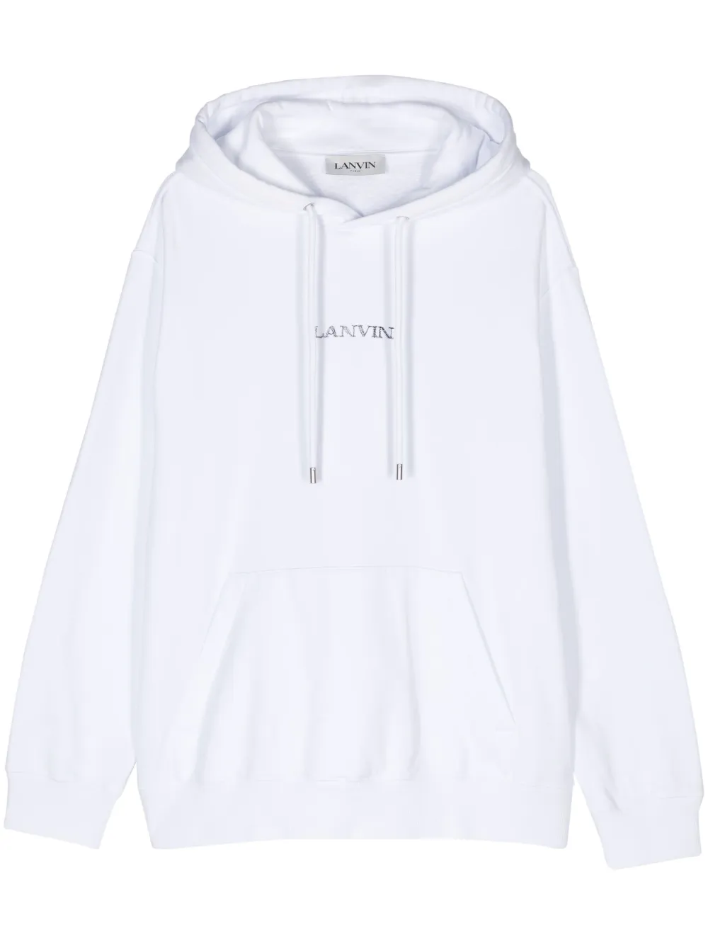 

Худи с вышитым логотипом Lanvin, белый