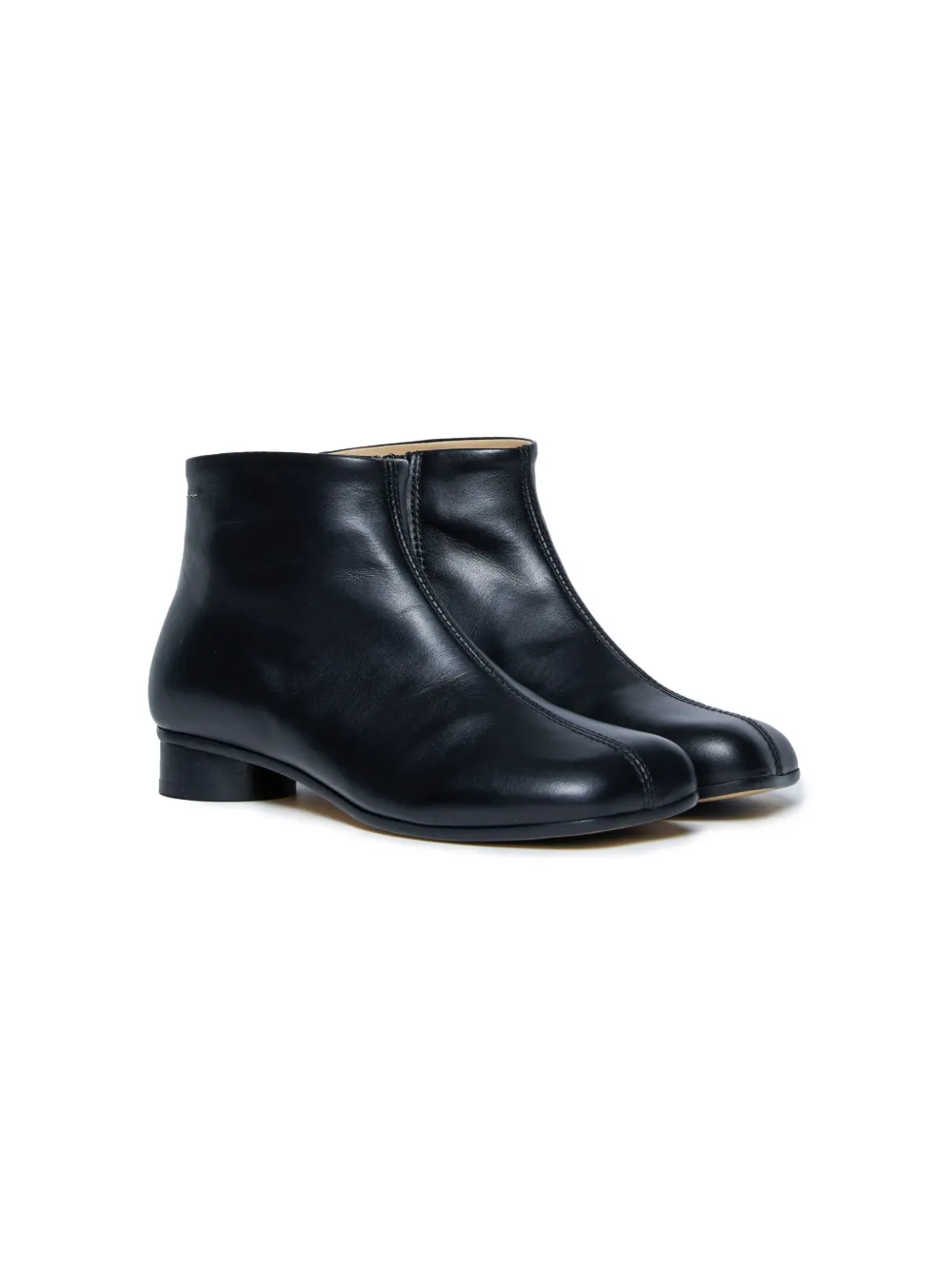

Кожаные ботинки MM6 Maison Margiela Kids, черный