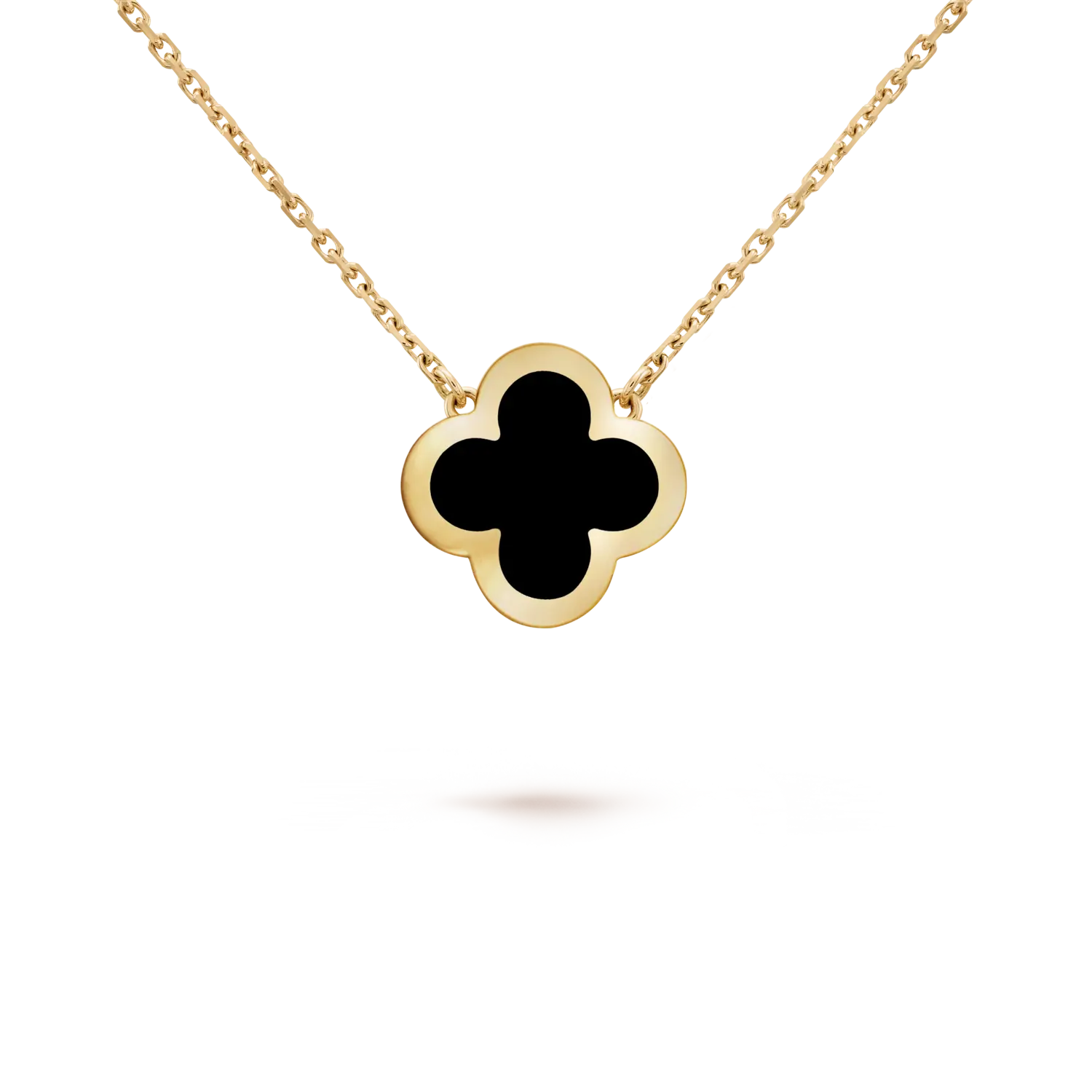 

Кулон Van Cleef & Arpels Pure Alhambra, 18-ct желтое золото, оникс