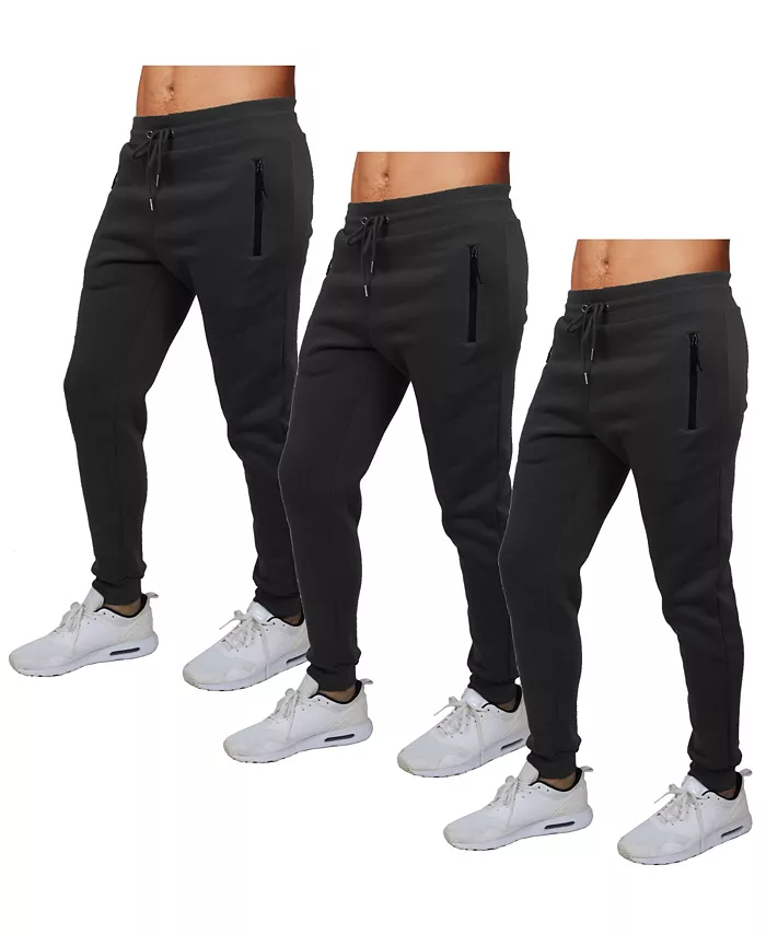 

Мужские утепленные джоггеры Pro Star Slim Fit – набор из 3 шт Galaxy By Harvic, черный