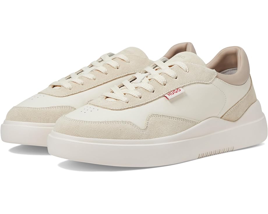 

Кроссовки HUGO Blake Cupsole Smooth Sneakers, цвет Cream, Серый, Кроссовки HUGO Blake Cupsole Smooth Sneakers, цвет Cream