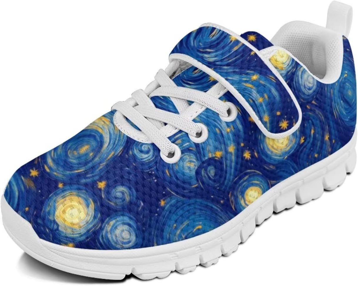 

Детские кроссовки Cugasmar для девочек и мальчиков, спортивные обувь для бега и тенниса Cugasmaru, Starry Night