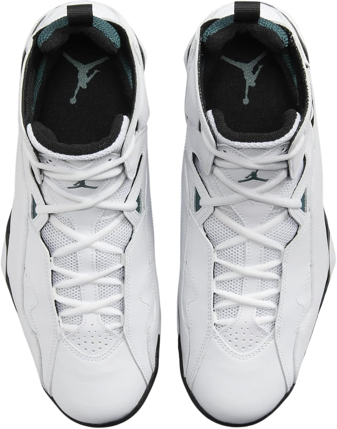 Мужские кроссовки Nike Jordan True Flight, белый/черный/зеленый — фото 3