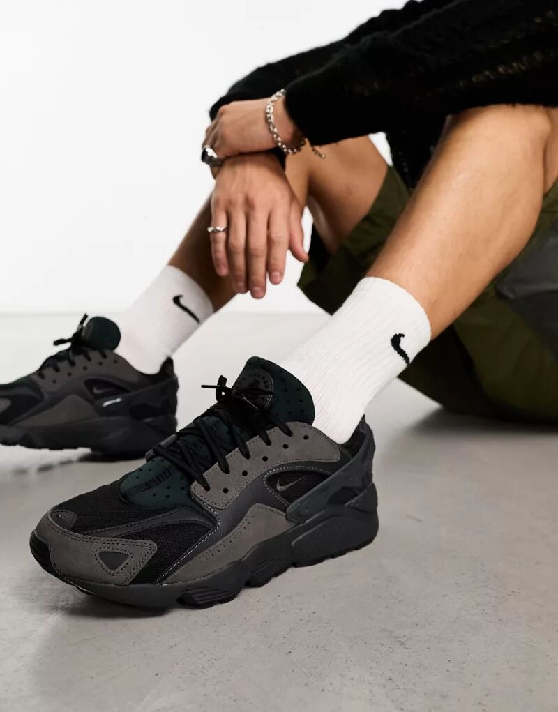 

Черные кроссовки Nike Air Huarache Runner, Черный, Черные кроссовки Nike Air Huarache Runner