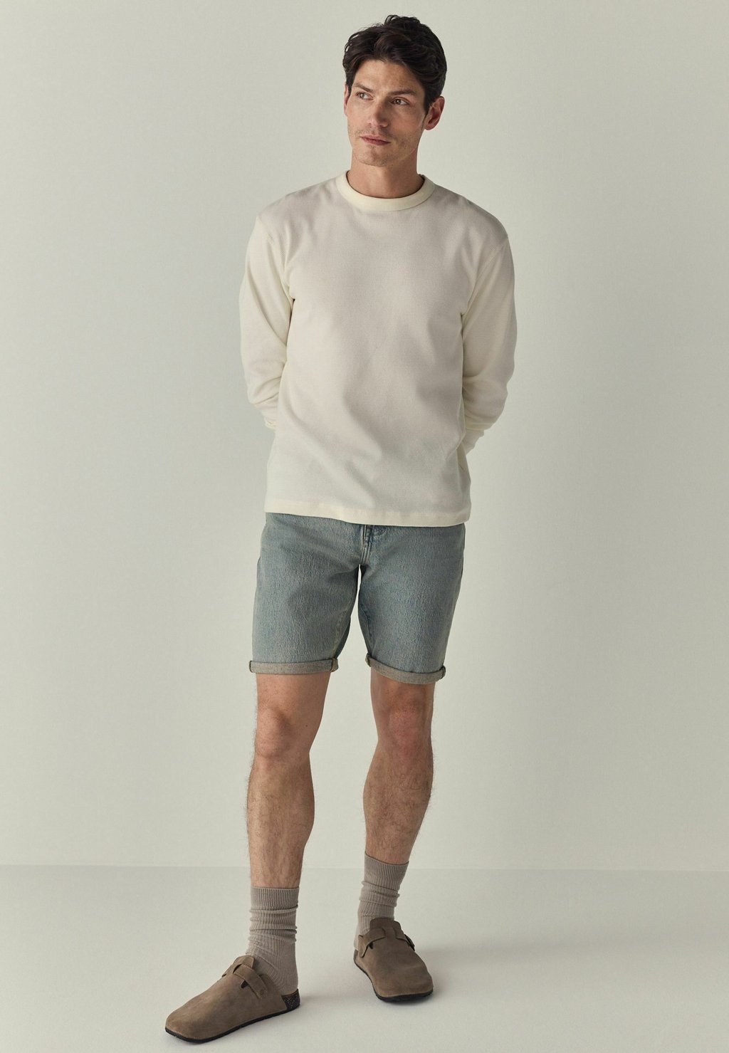 

Джинсовые шорты SLIM FIT STRETCH Next, синий