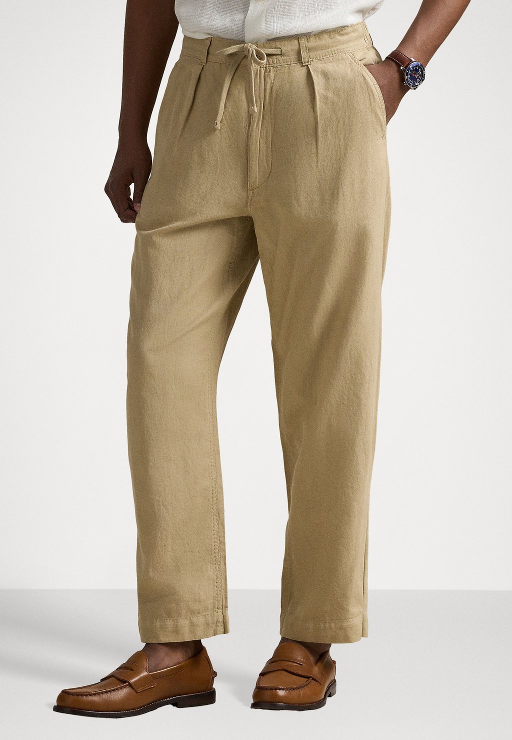 

Чиносы COTTON LINEN PREPSTER EASY PANT Polo Ralph Lauren, бежевый