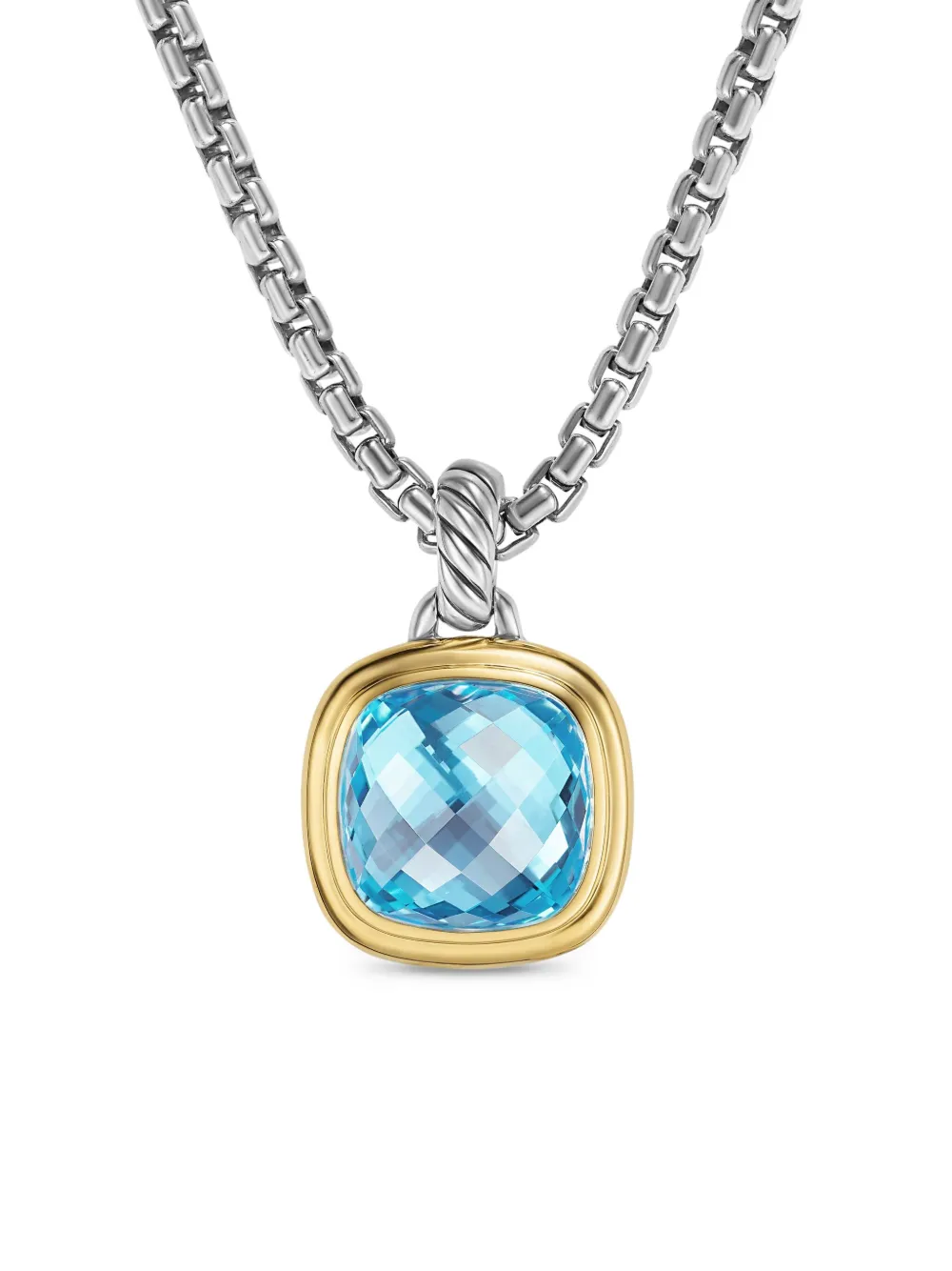 

Подвеска Albion из желтого золота и серебра с топазом David Yurman, серебяный