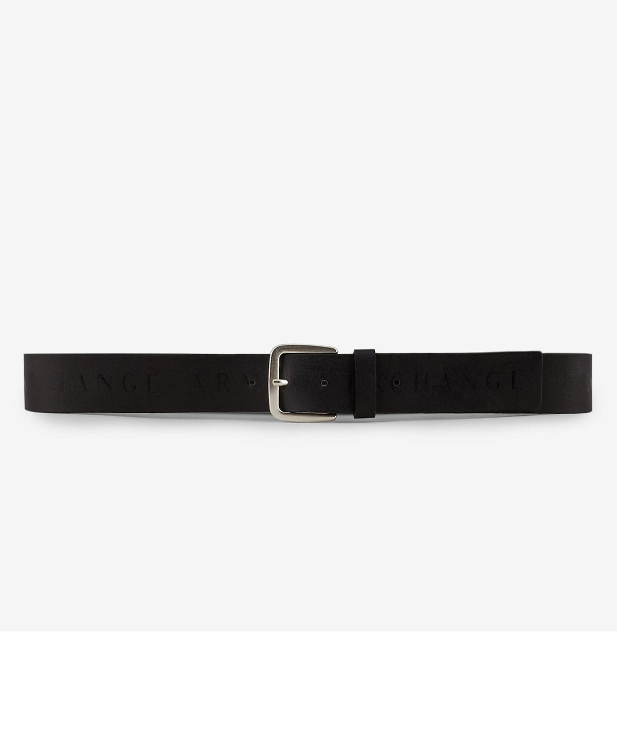 

Мужской классический кожаный ремень с логотипом Armani Exchange
