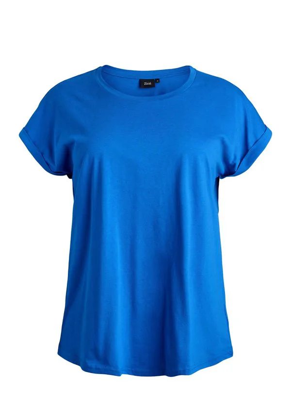 

Простая футболка Zizzi, Victoria Blue, Синий, Простая футболка Zizzi, Victoria Blue