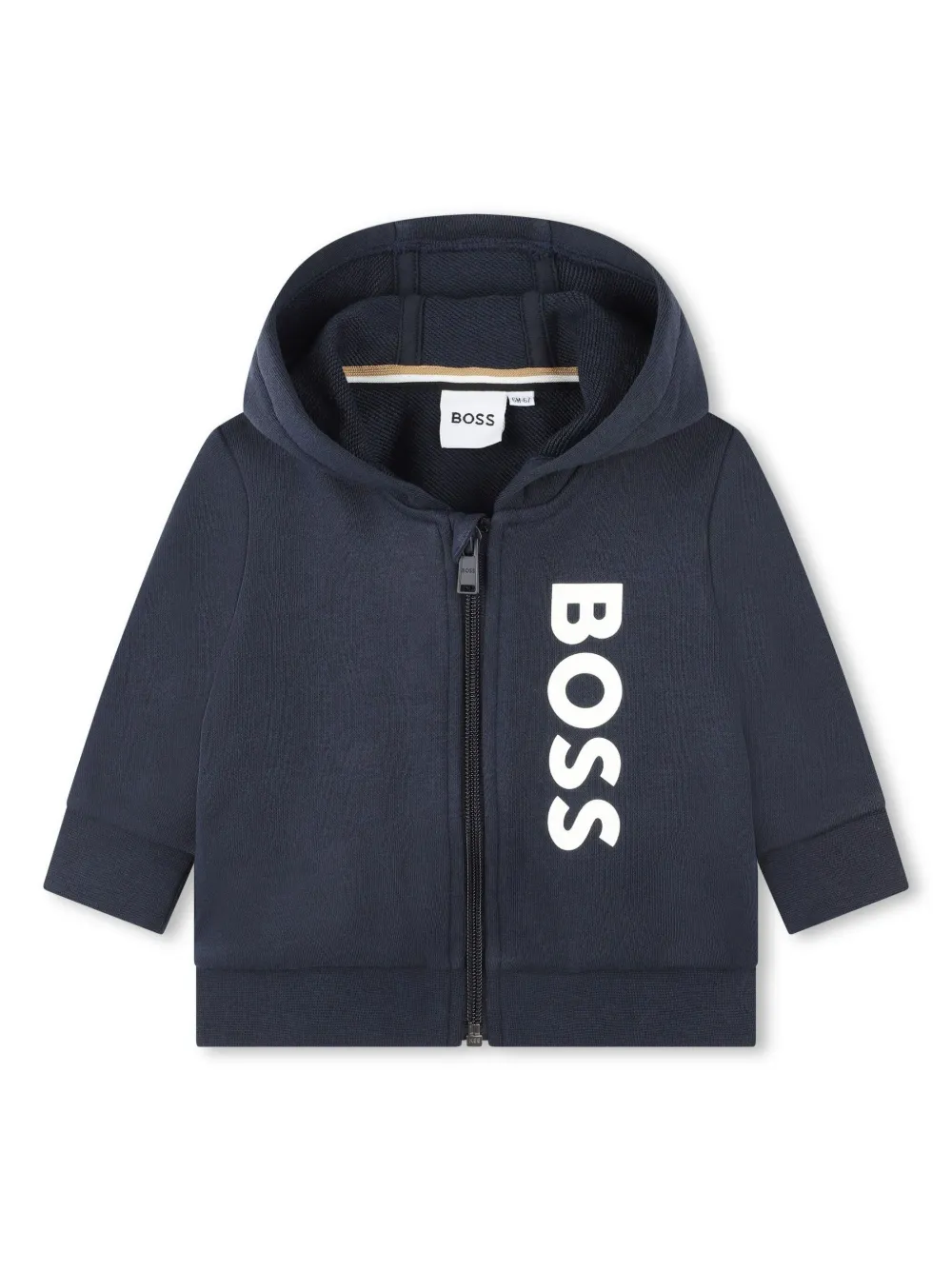 

Худи с логотипом BOSS Kidswear, синий