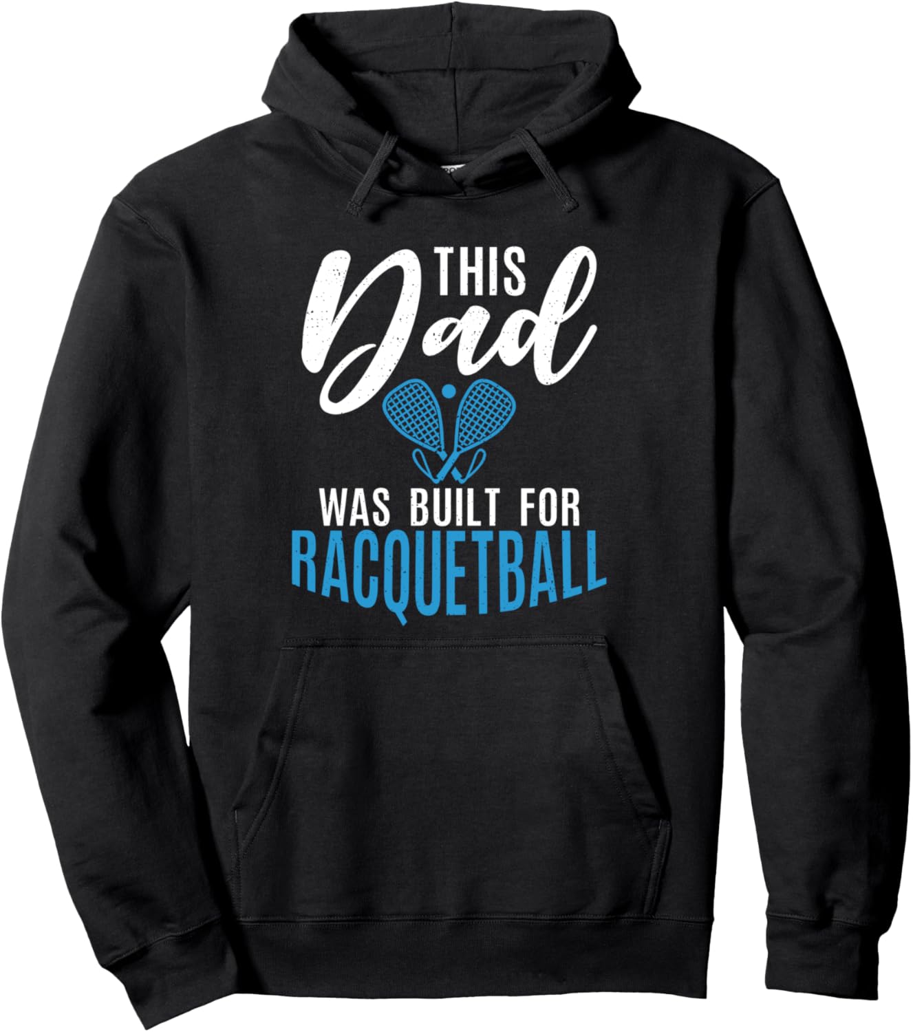 

Эта толстовка создана для пап, увлекающихся ракетболом Racquetball Gifts For Men, черный