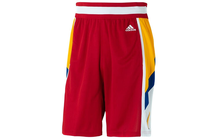 

Баскетбольные шорты мужские красные Adidas, красный