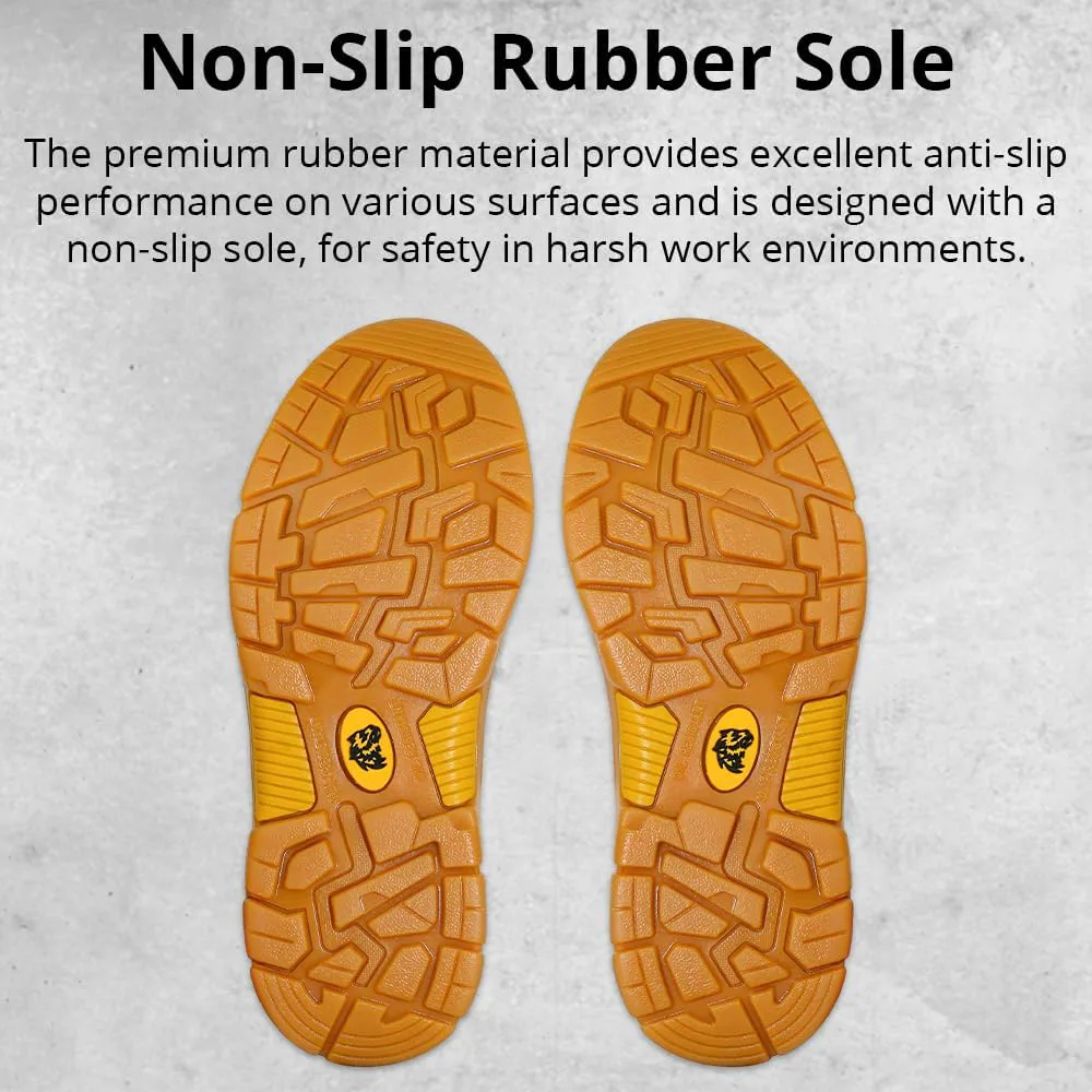 

Рабочие ботинки Wolf | Верх из 100% натуральной кожи | Защита от масла, высоких температур, химических веществ, истирания | Электробезопасность | Нескользящая резиновая подошва | Строительство | Промышленные СИЗ WOLF Industrial Products