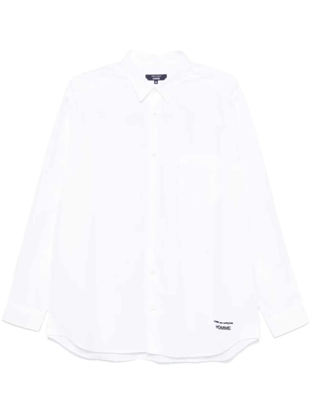 

Comme des Garçons Homme рубашка с вышитым логотипом, белый