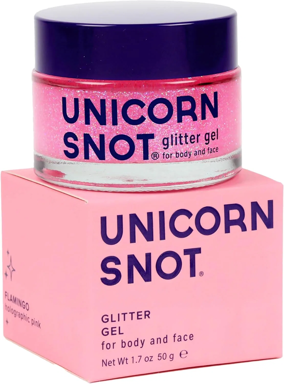 Гель для тела и лица Unicorn Snot Glitter Gel Flamingo