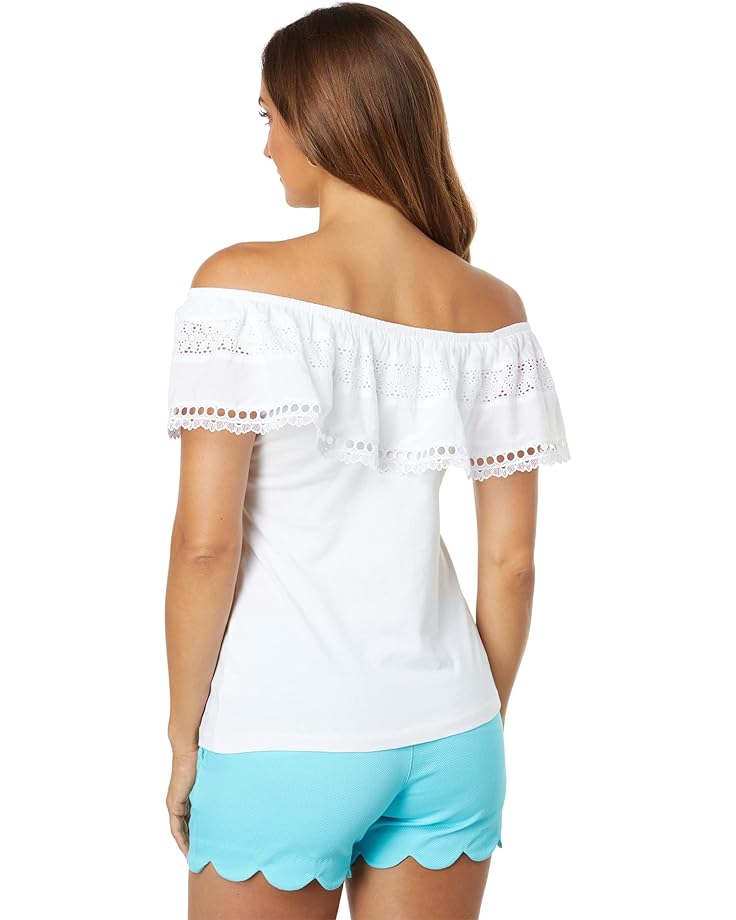 

Топ Lilly Pulitzer Tracee Top, цвет Resort White