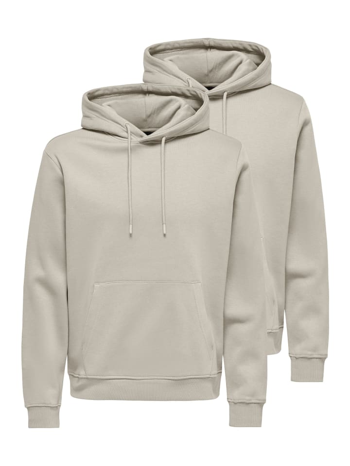 

Толстовка / худи Коннор с серебряной подкладкой ONLY & SONS