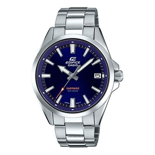 

Часы CASIO Waterproof EDIFICE Sapphire Crystal Mens Blue Analog, синий