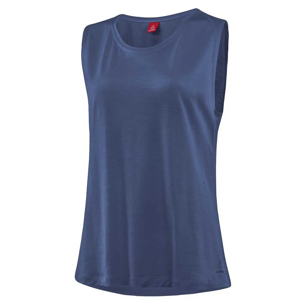 

Футболка без рукавов Loeffler Loose Merino-Tencel, синий