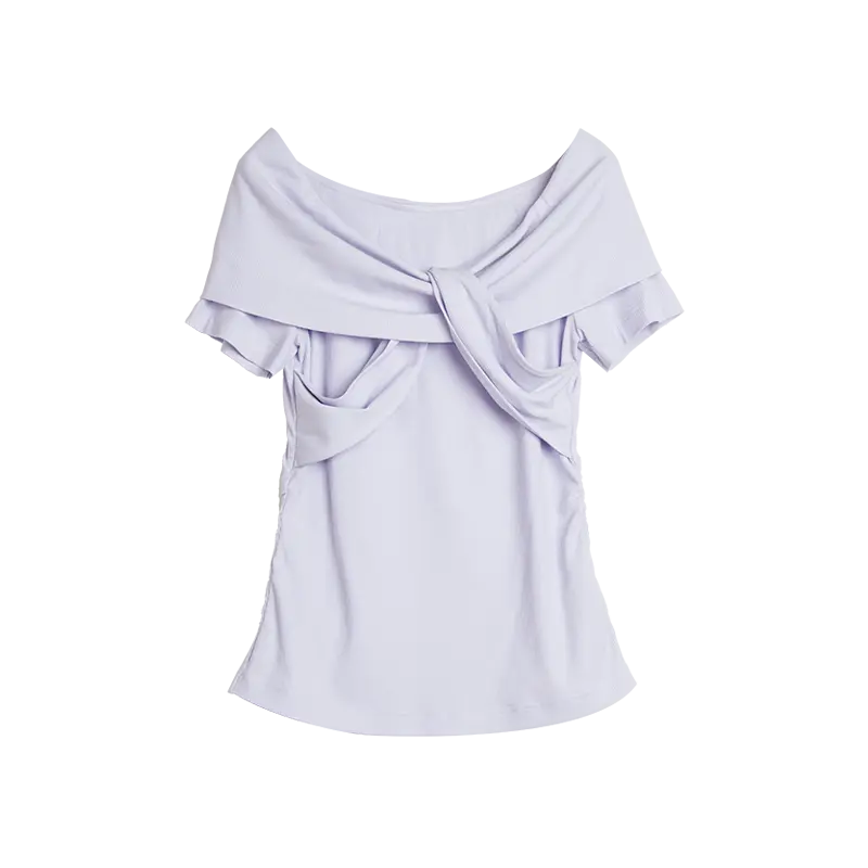 

Футболка Women's Crew Neck Moderate Straight Fit ELLE, фиолетовый